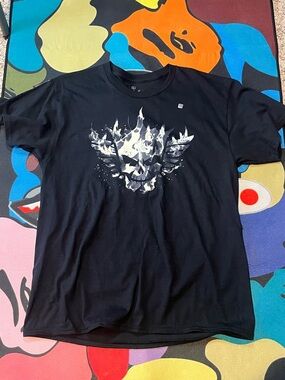 WWE Cody Rhodes Claim Your Kingdom Flames T-Shirt Mens L